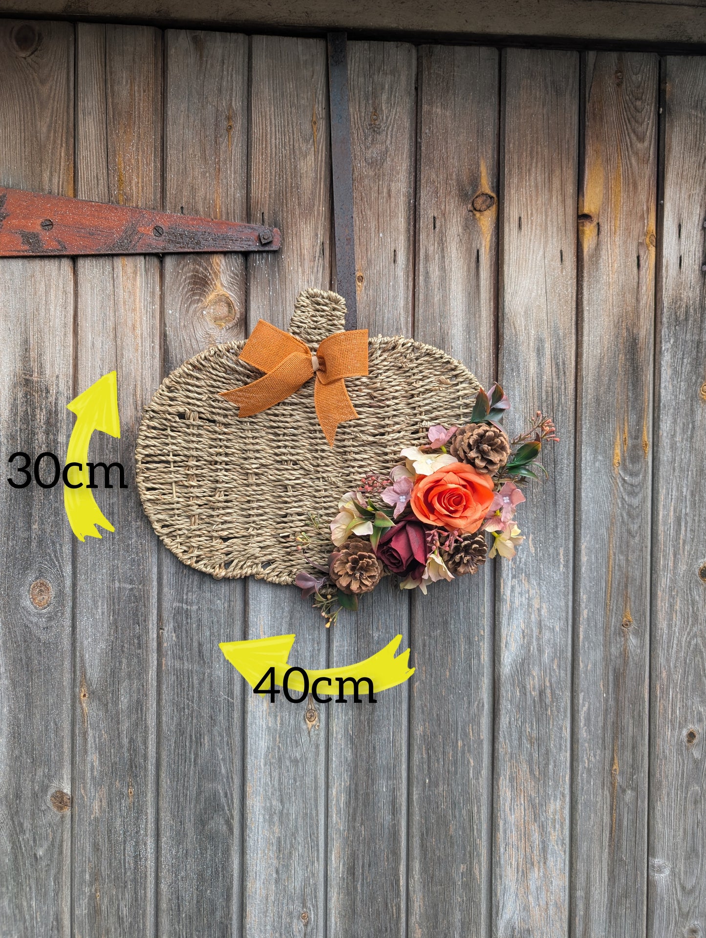 Pumpkin Door Decoration