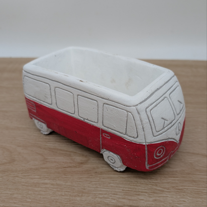 Sass and Belle Campervan cement planter