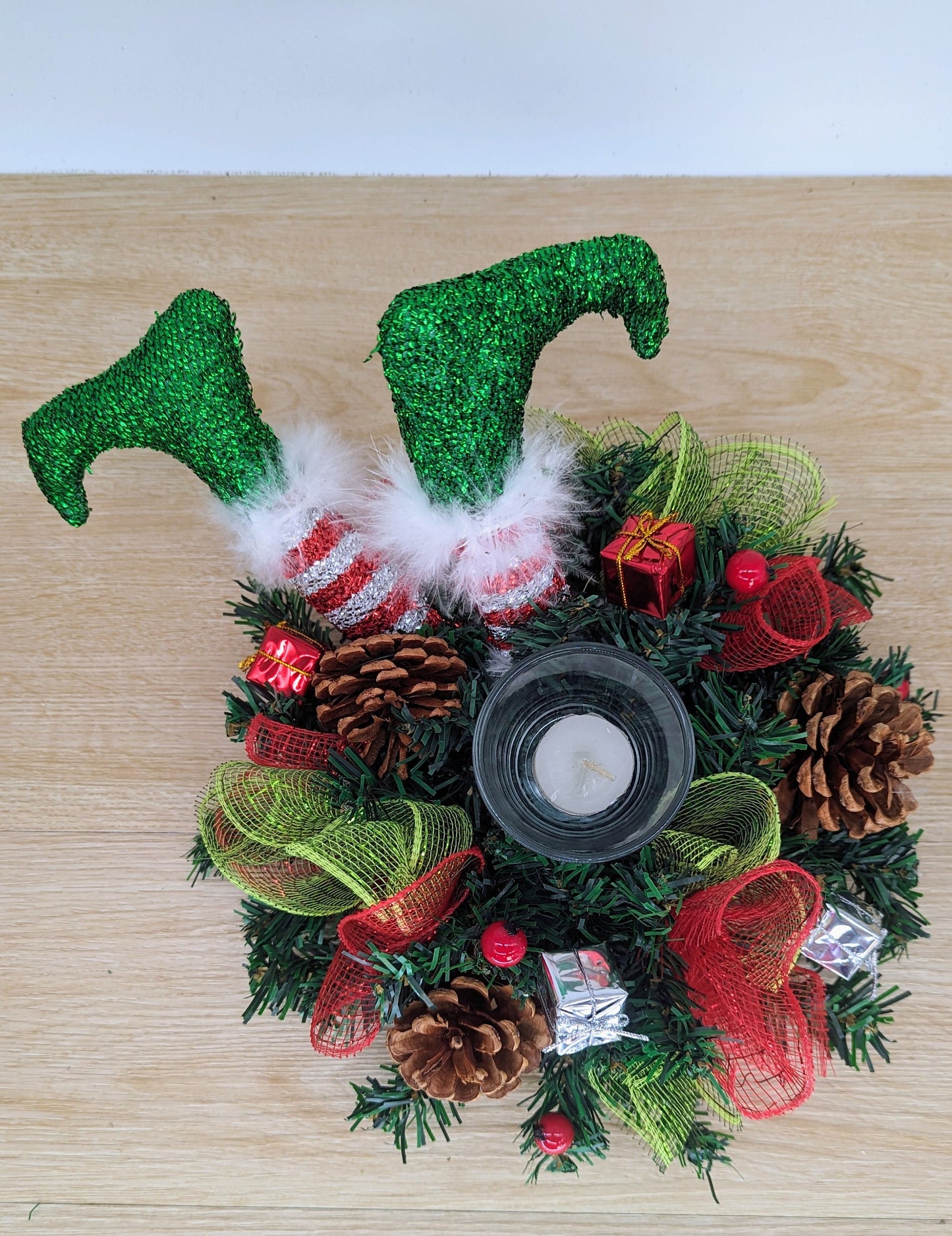 Elf Christmas Table Centrepiece