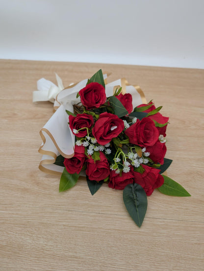 Mini Dozen Rose flatback valentines Bouquet