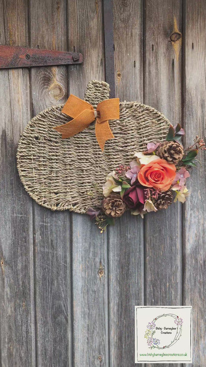 Pumpkin Door Decoration