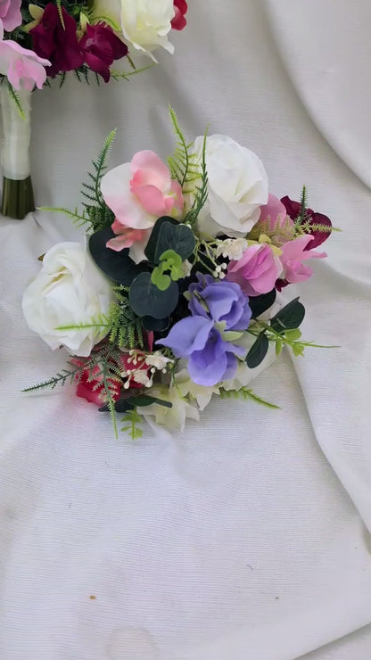 Sweet Pea Bouquet Wedding Flowers