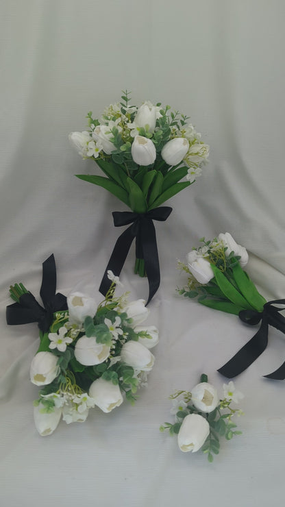 White Tulip Wedding flowers