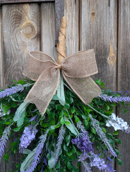 Artificial Lavender Swag