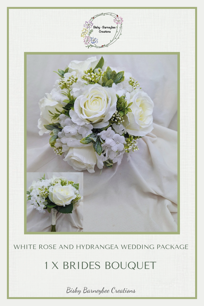White Rose & Hydrangea Wedding Package
