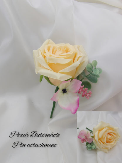 Sunset wedding florals