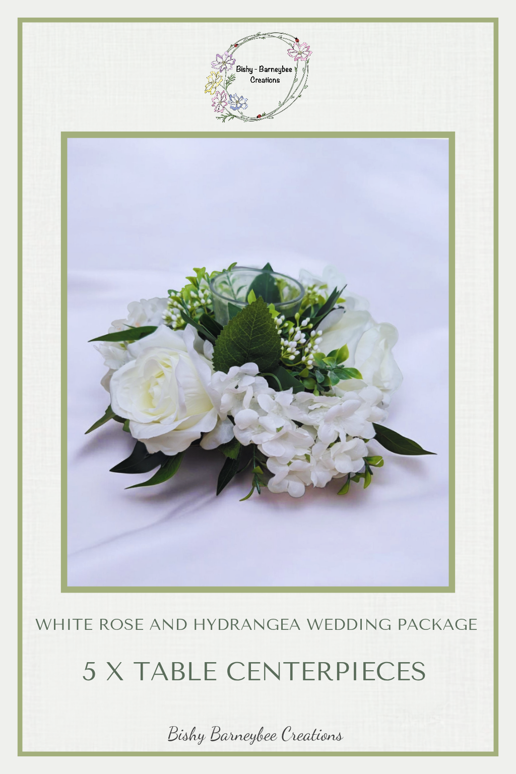 White Rose & Hydrangea Wedding Package
