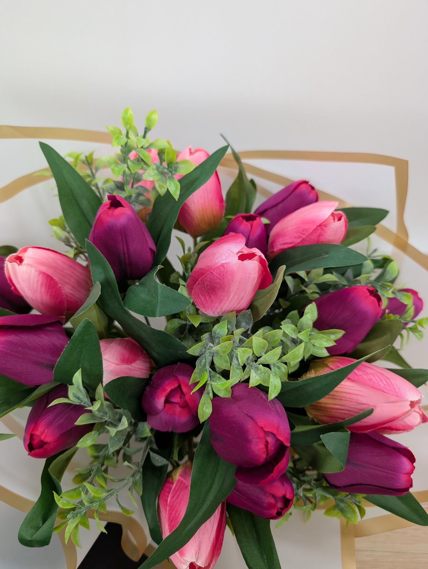 Tulip Gift Bouquet Pink and Purple