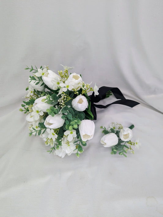 White Tulip Wedding flowers