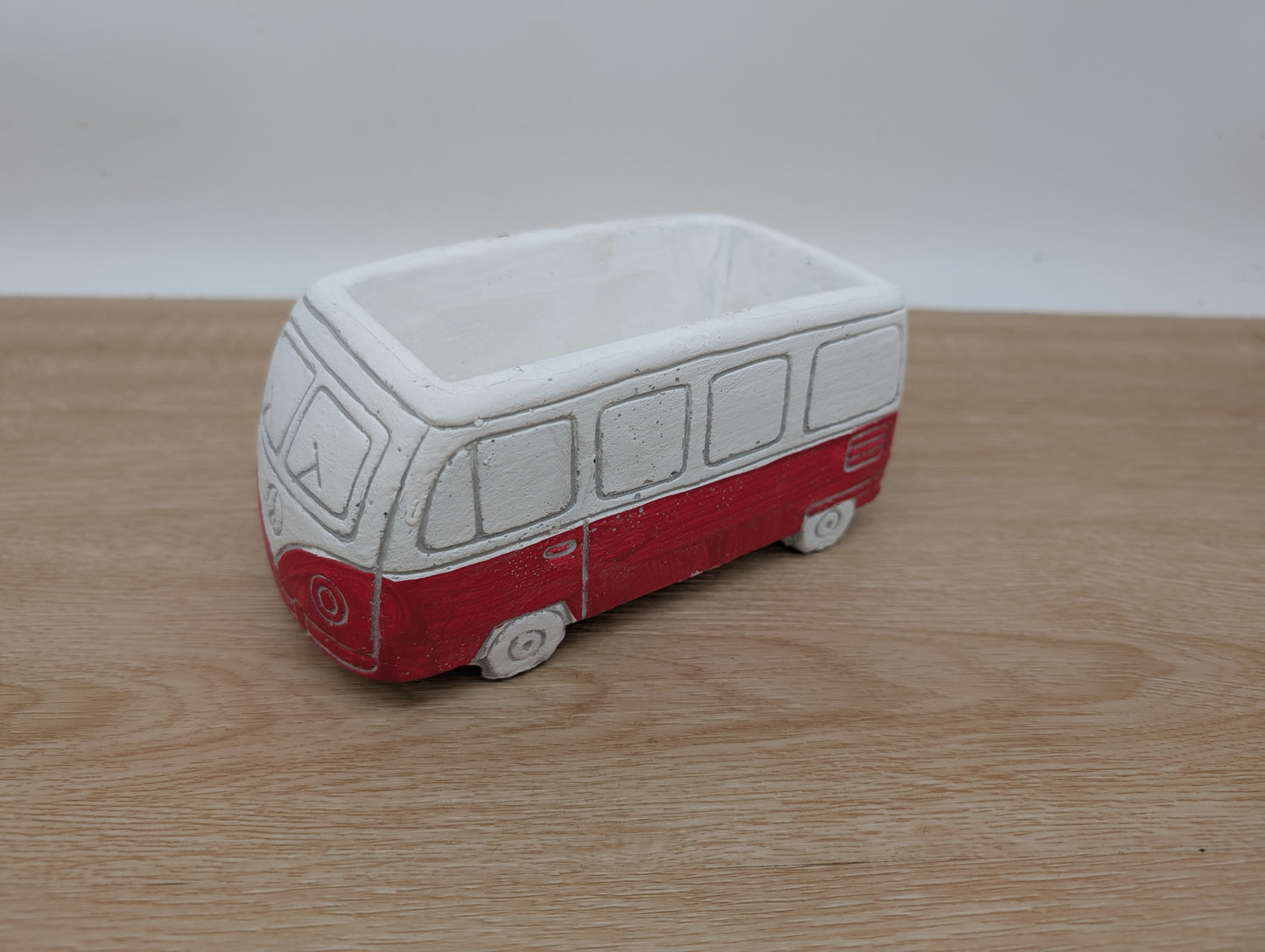 Sass and Belle Campervan cement planter