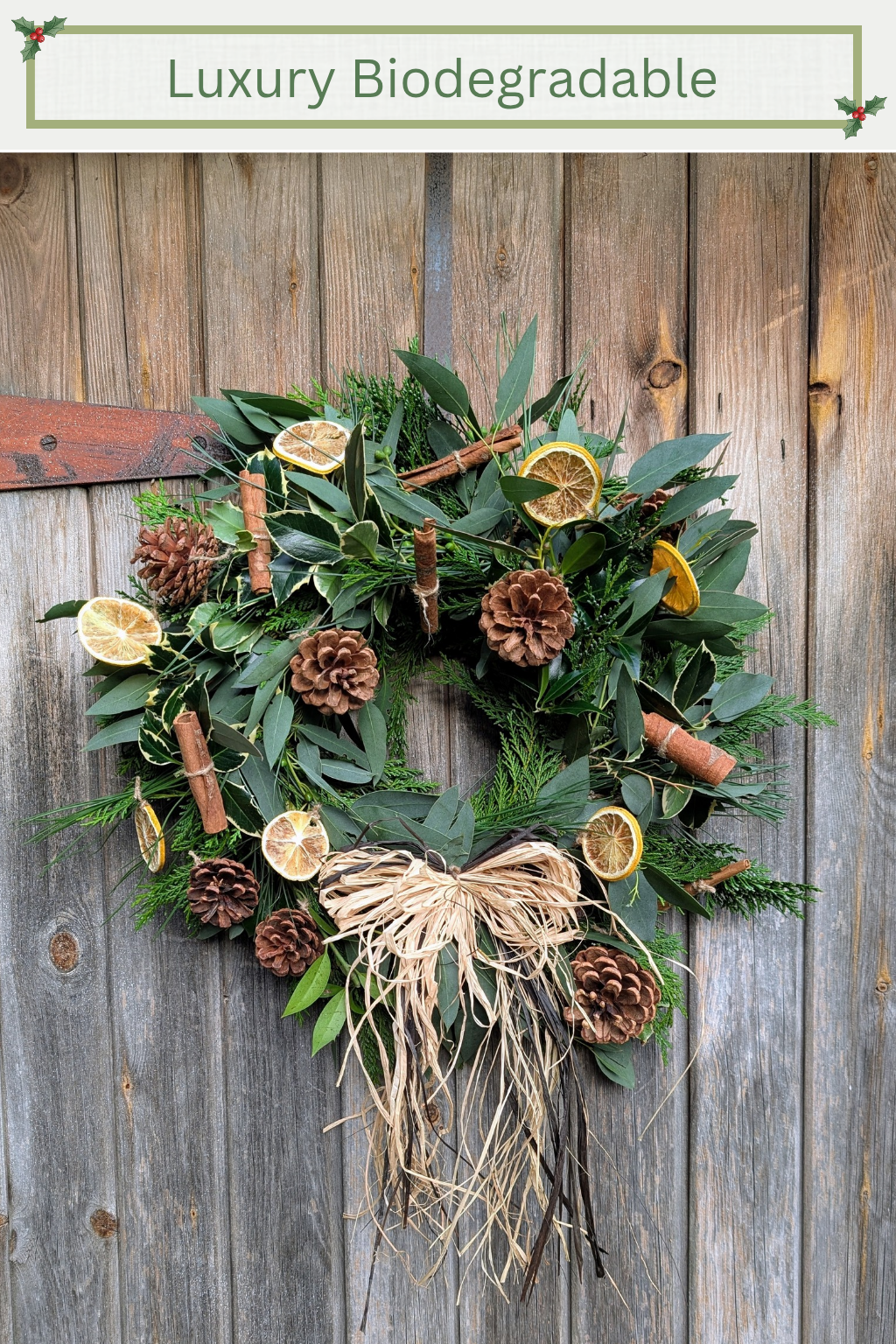 Pre-order Biodegradable Fresh Foliage Wreath Kit