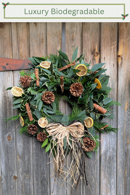 Pre-order Biodegradable Fresh Foliage Wreath Kit