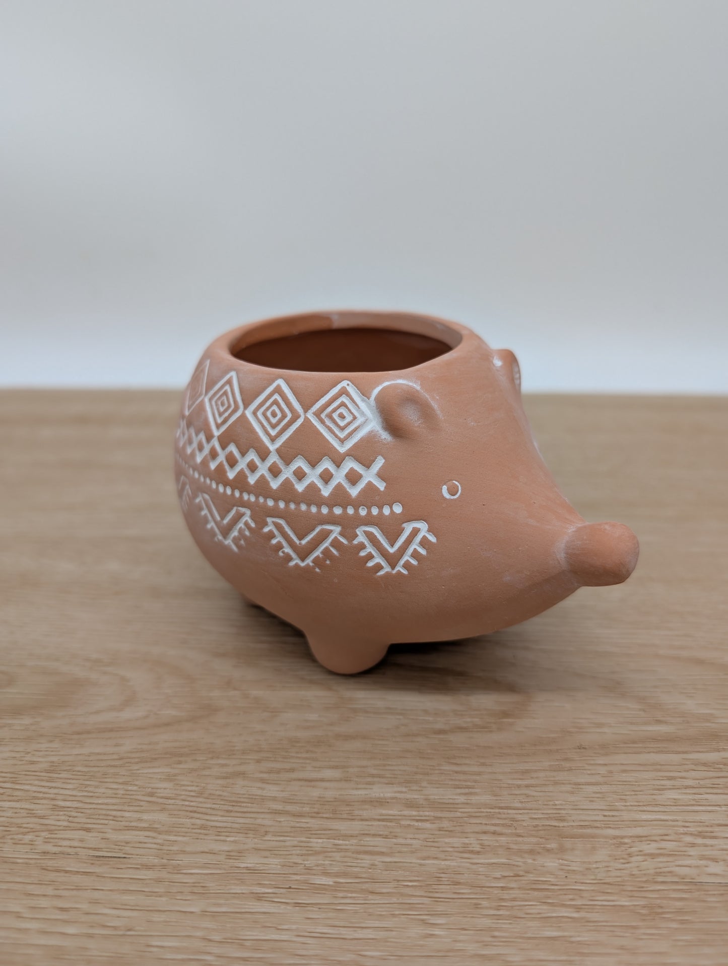 Sass and Belle Hedgehog Terracotta planter