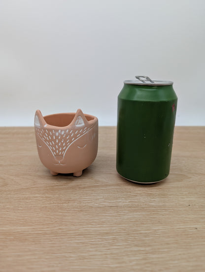 Sass and Belle fox Terracotta mini pot