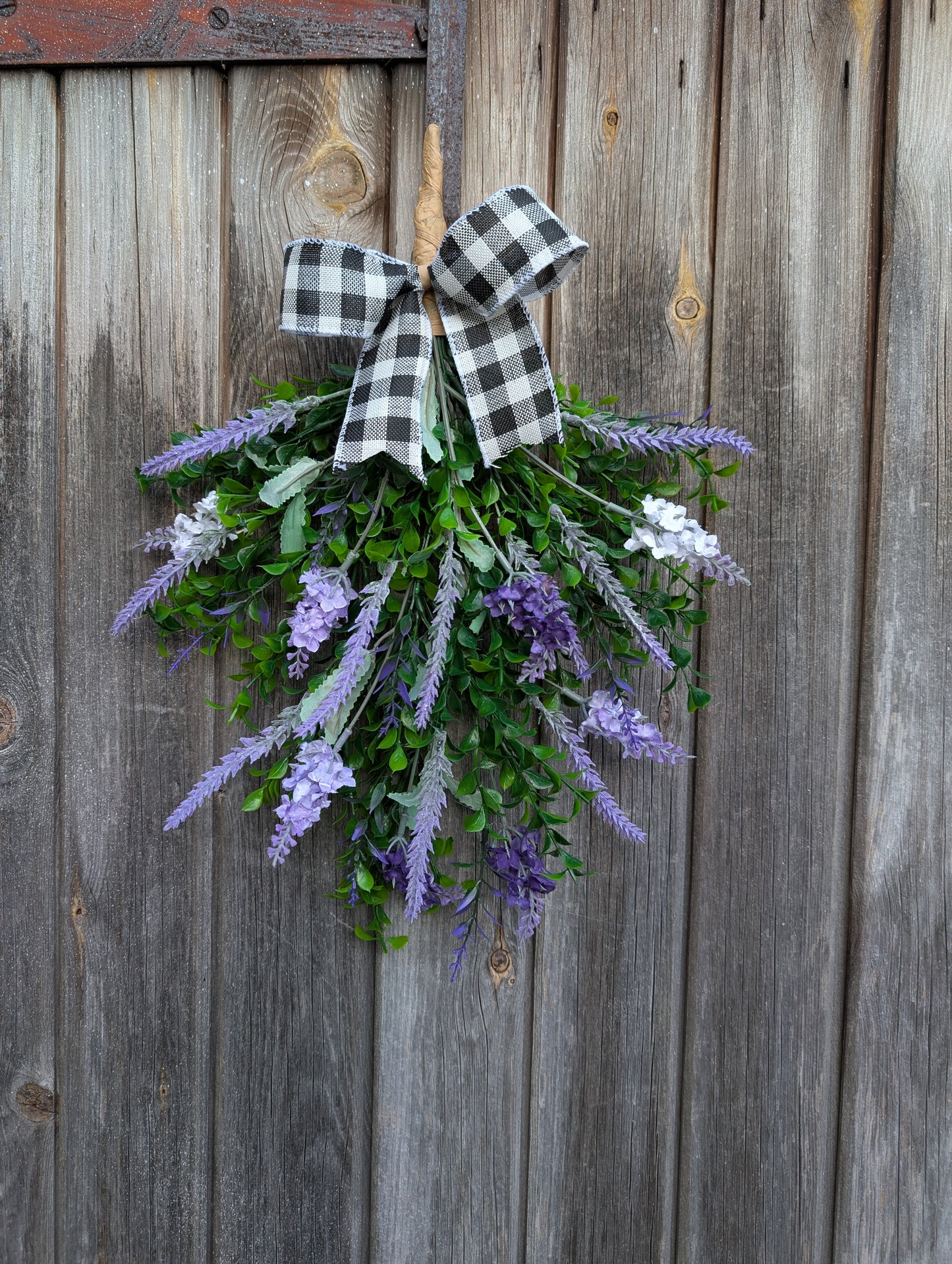 Artificial Lavender Swag