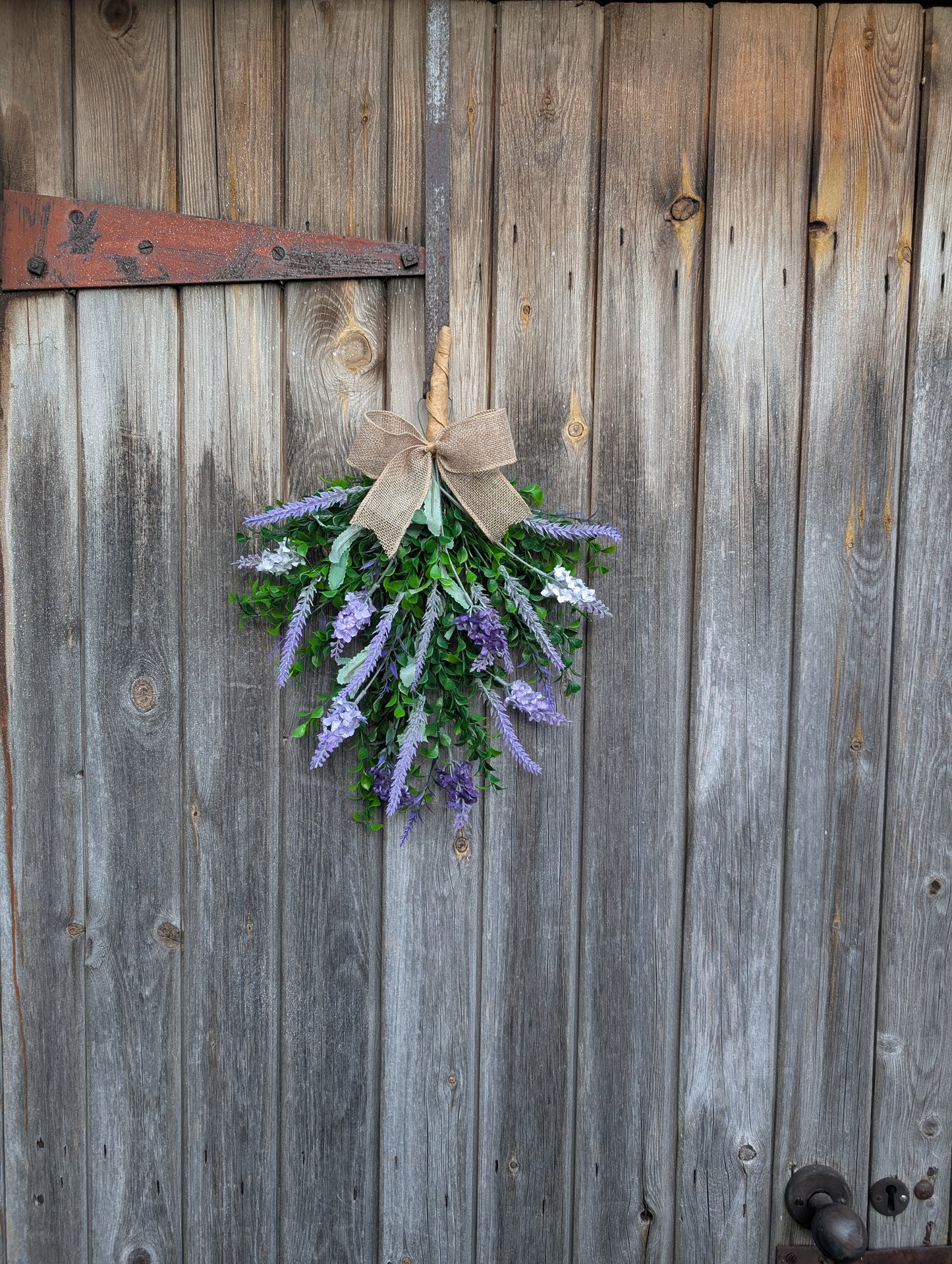 Artificial Lavender Swag