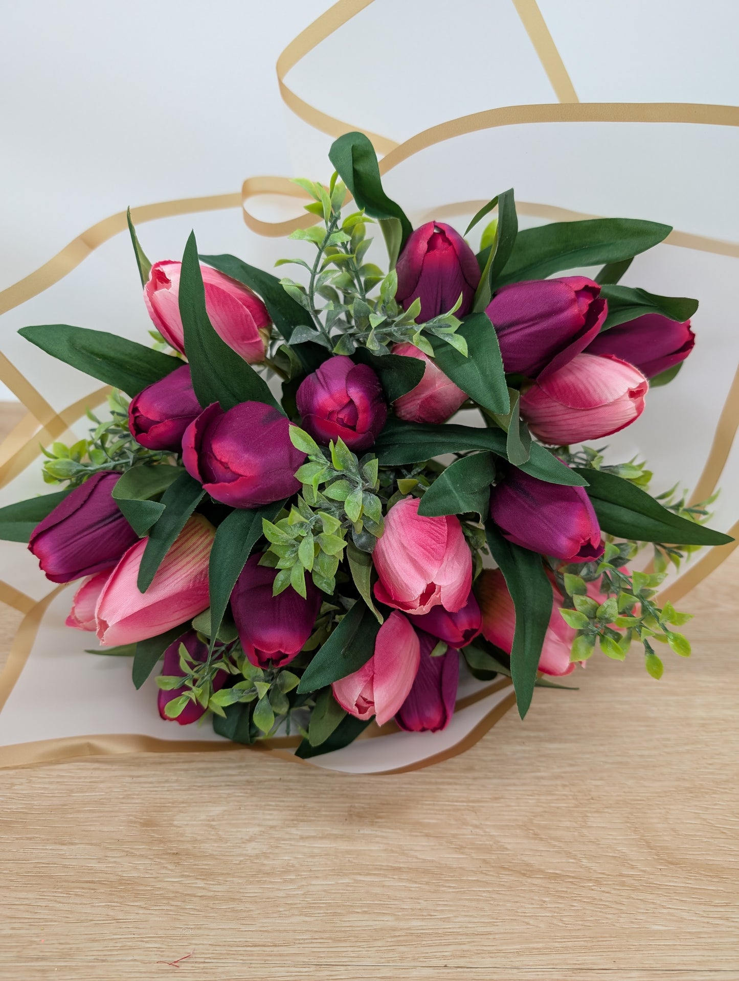 Tulip Gift Bouquet Pink and Purple