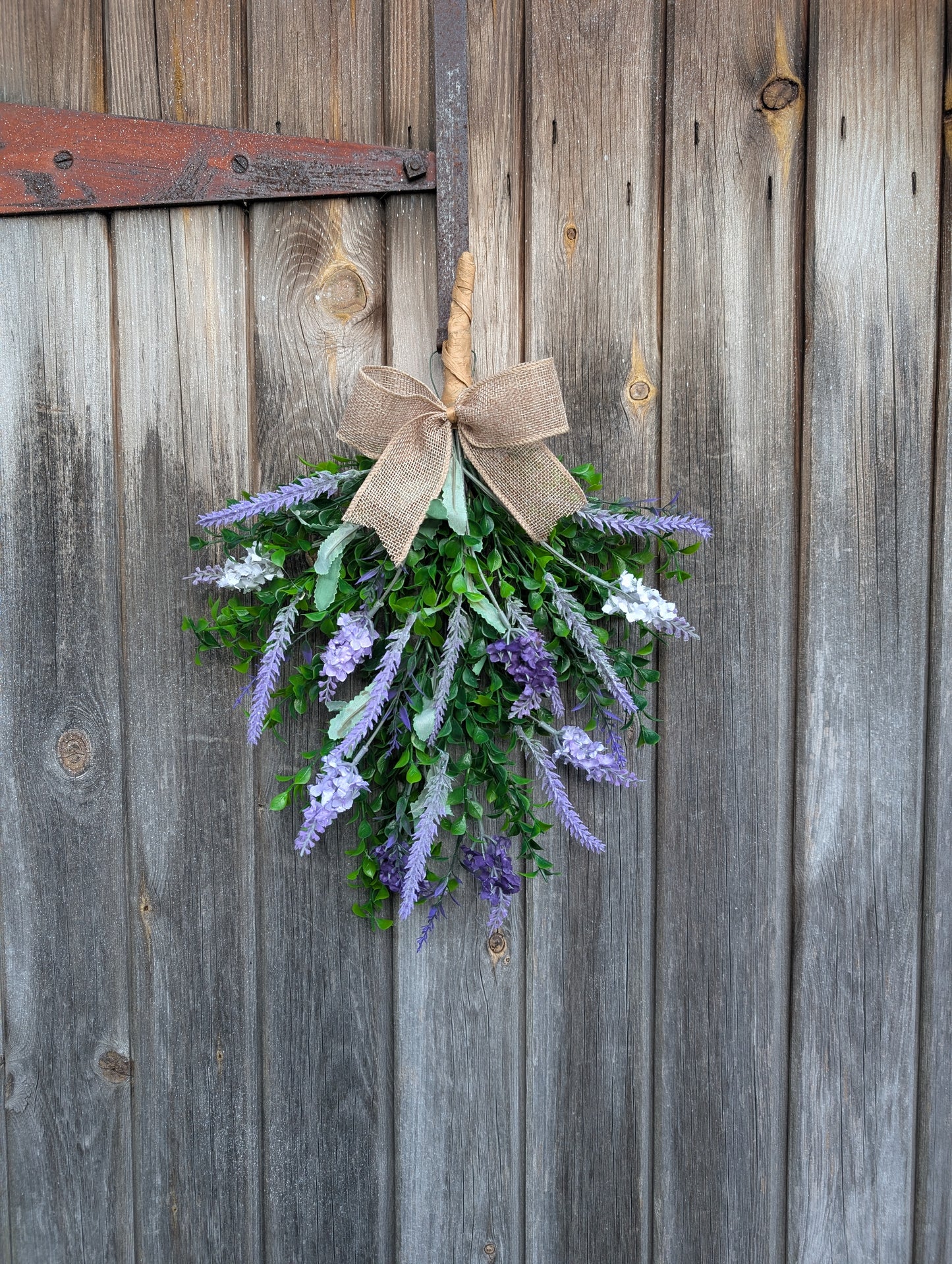 Artificial Lavender Swag