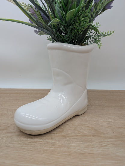 Lavender Wellington Boot Planter