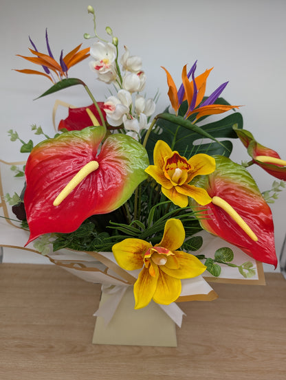 Tropical Artificial Flower Bouquet