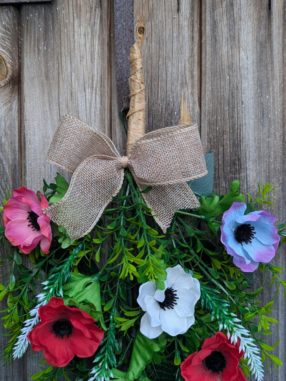 Anemone Spring Swag