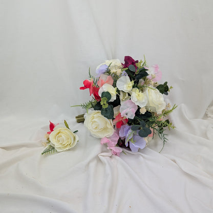 Sweet Pea Bouquet Wedding Flowers