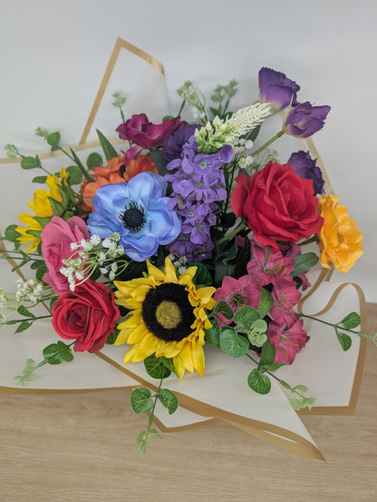 Mixed Artificial Flower Bouquet
