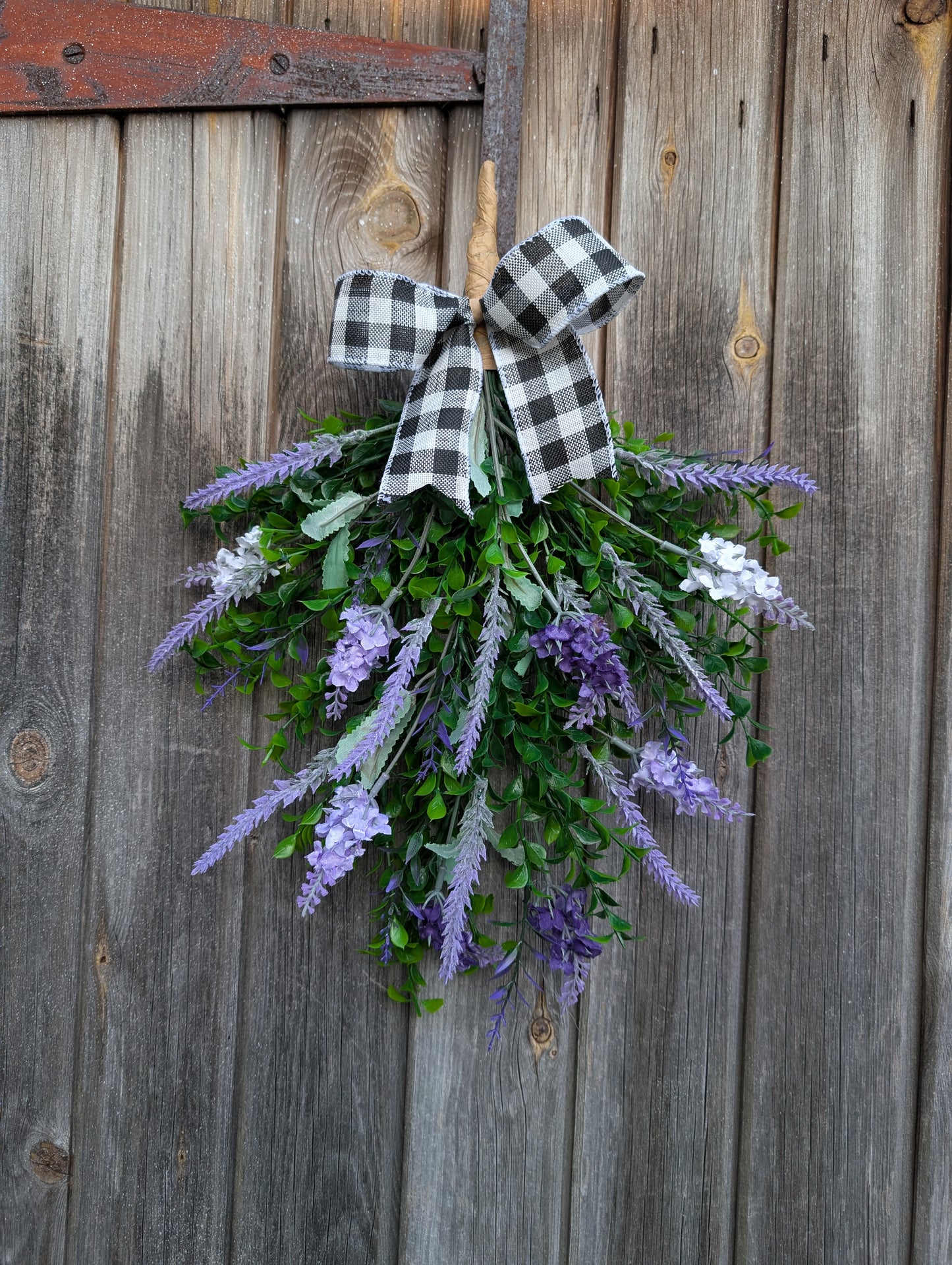 Artificial Lavender Swag