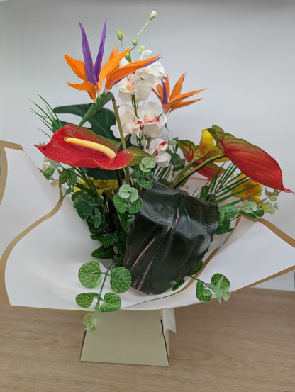 Tropical Artificial Flower Bouquet
