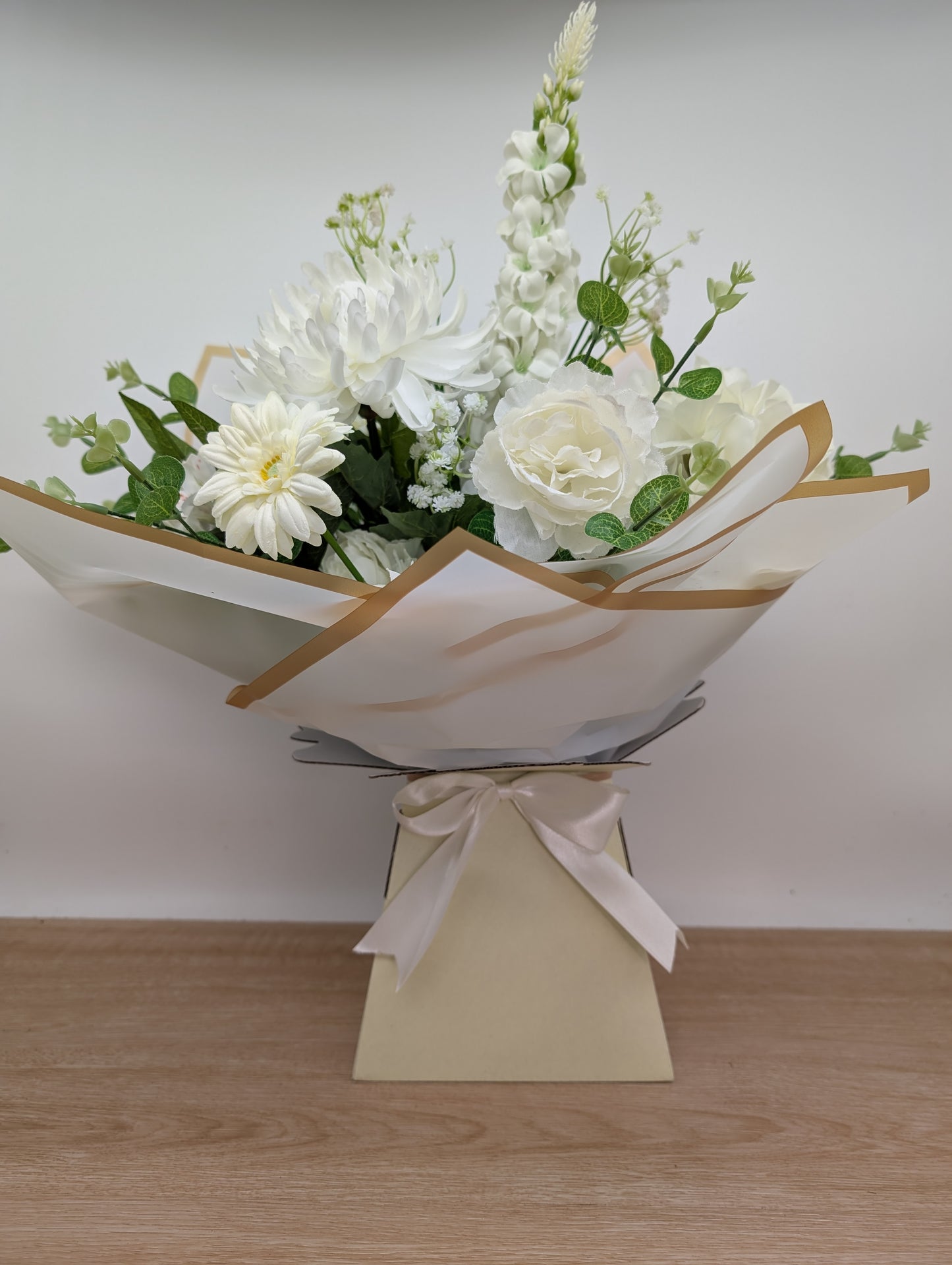 White Artificial Flower Bouquet