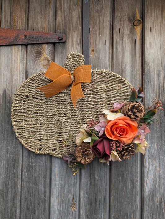 Pumpkin Door Decoration