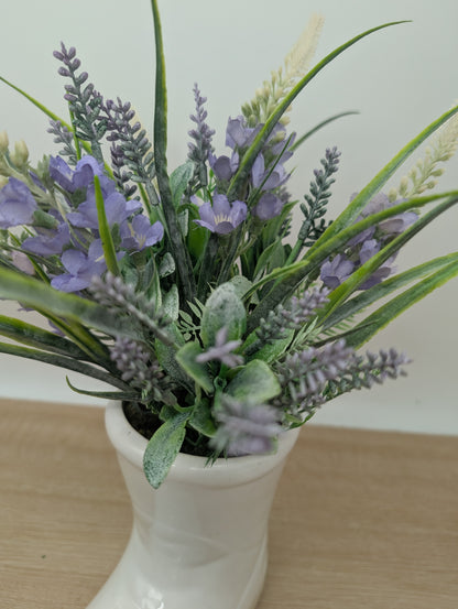 Lavender Wellington Boot Planter