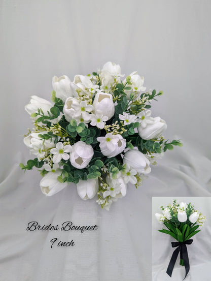 White Tulip Wedding flowers