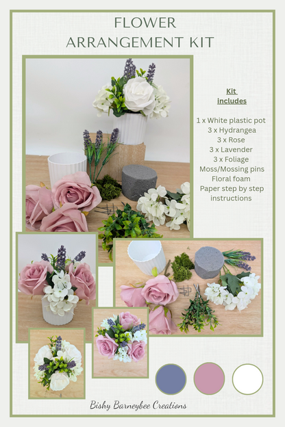 Flower arrangement craft kit