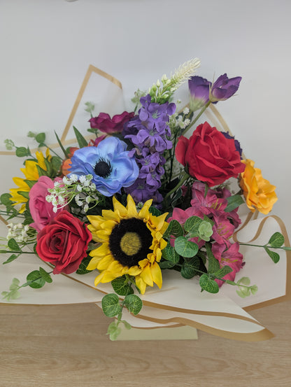 Mixed Artificial Flower Bouquet