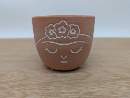 Sass and Belle Frida Terracotta mini pot