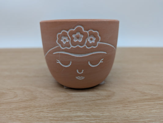 Sass and Belle Frida Terracotta mini pot