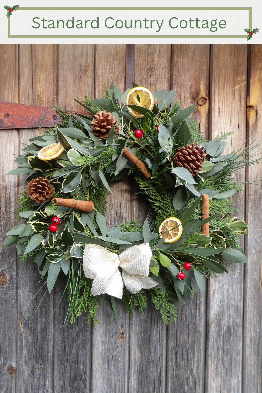 Pre-order Country Cottage Fresh Foliage Wreath Kit