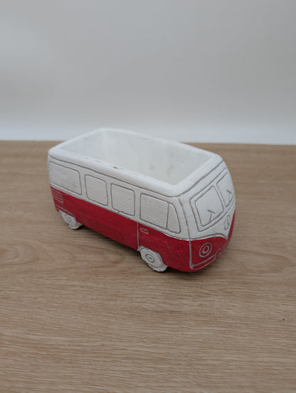 Sass and Belle Campervan cement planter