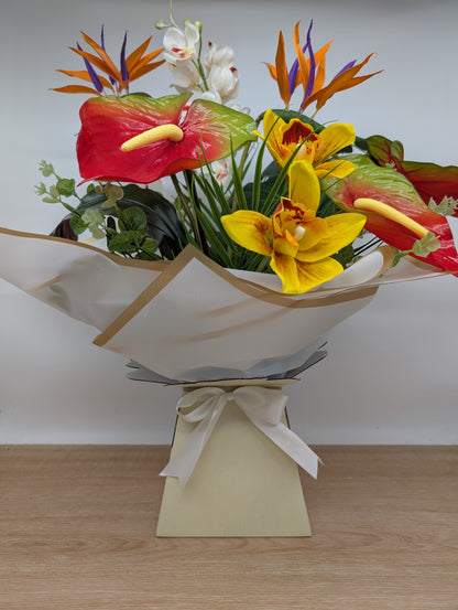 Tropical Artificial Flower Bouquet