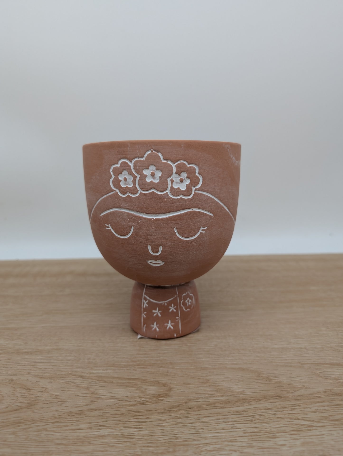 Sass and Belle Large Frida Terracotta Planter