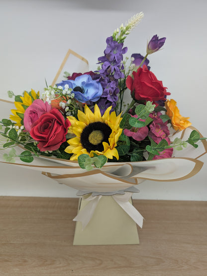 Mixed Artificial Flower Bouquet