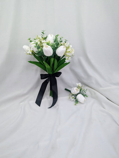 White Tulip Wedding flowers