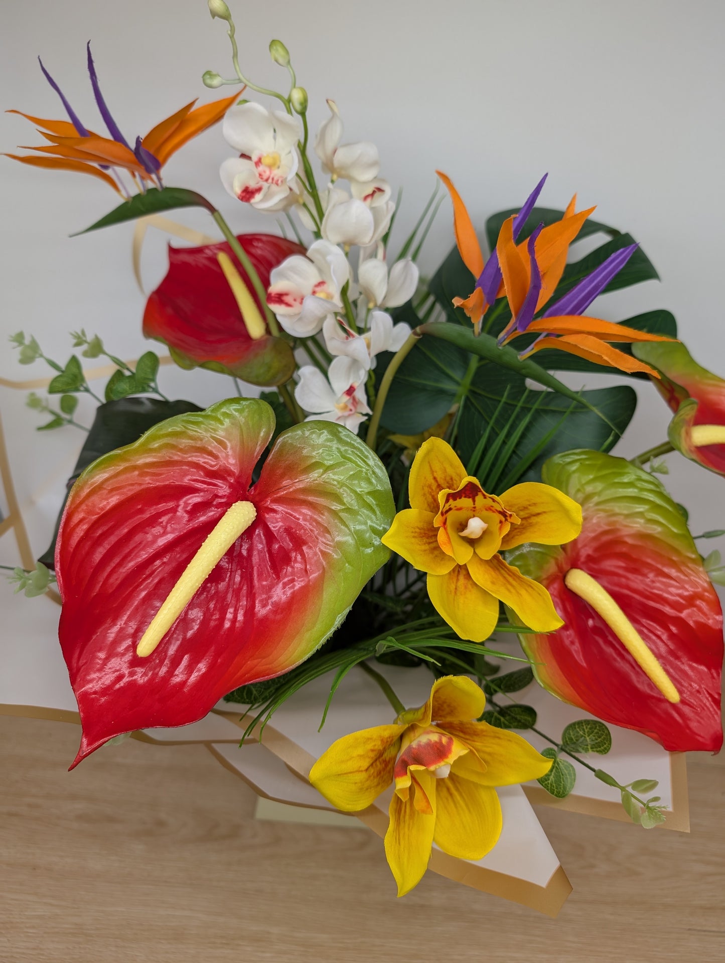 Tropical Artificial Flower Bouquet