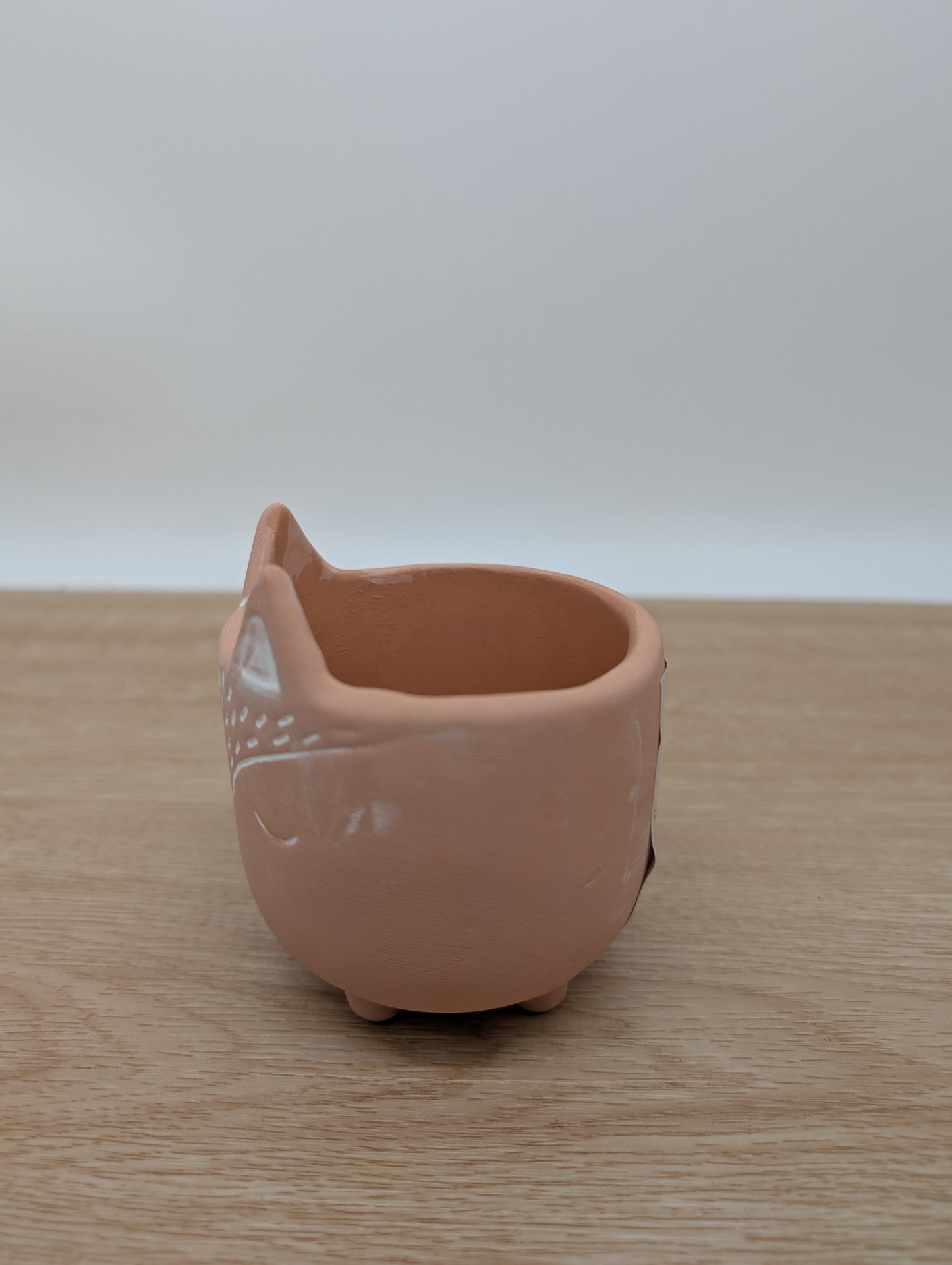 Sass and Belle fox Terracotta mini pot