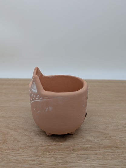Sass and Belle fox Terracotta mini pot