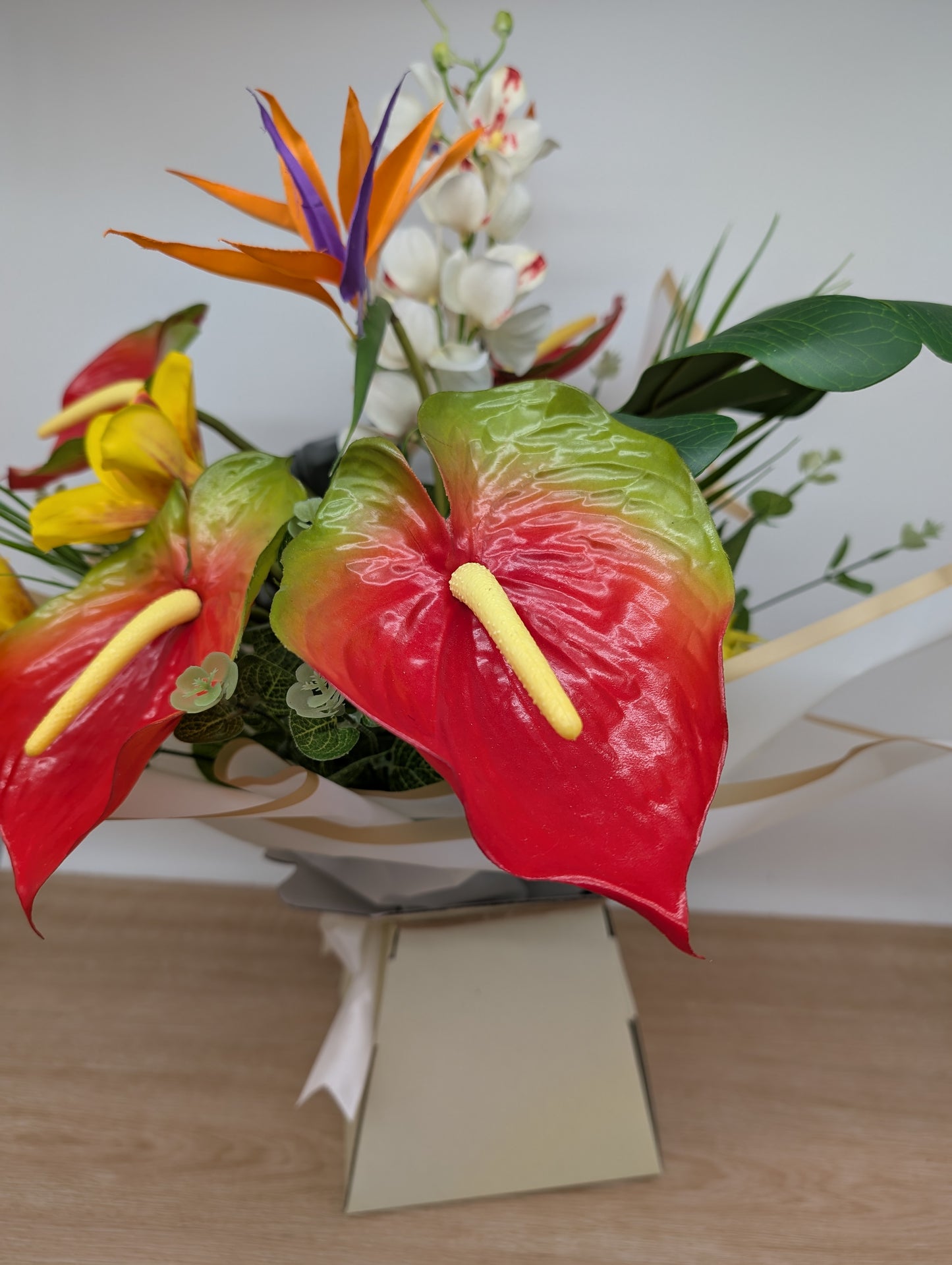 Tropical Artificial Flower Bouquet