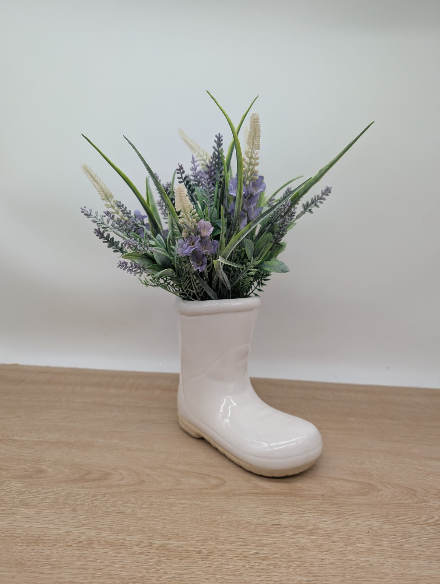 Lavender Wellington Boot Planter