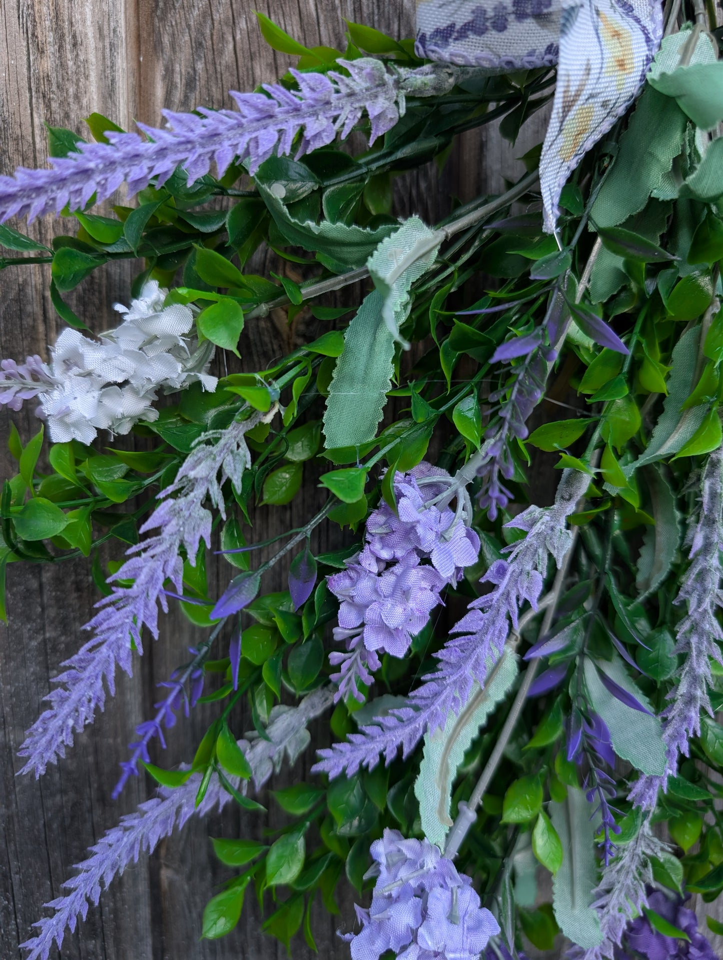 Artificial Lavender Swag