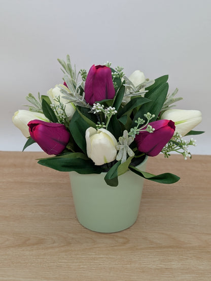 Tulip Pot Arrangement